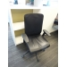 Allsteel Black Mesh Back Leather Rolling Task Chair